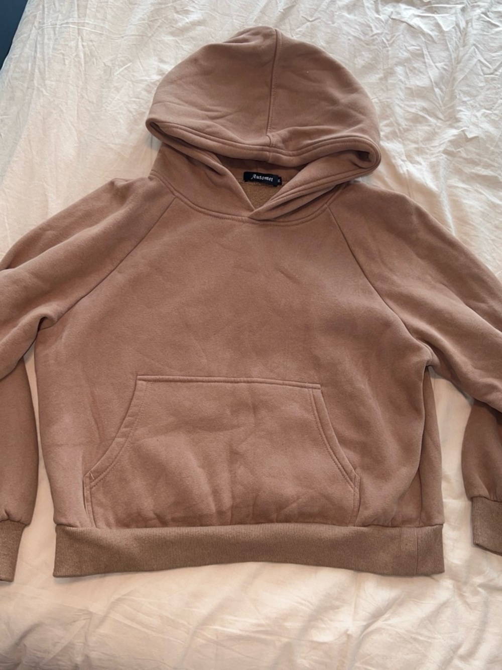 Women's Taupe Pullover Hoodie